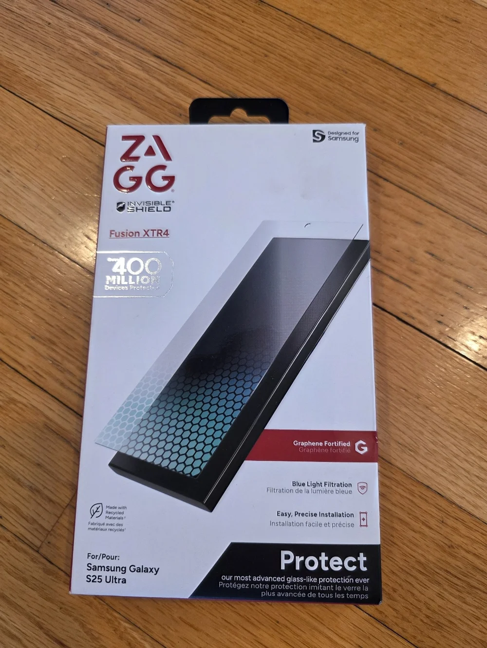 ZAGG XTR4 Bluelight Screen Protector Galaxy S25 Ultra